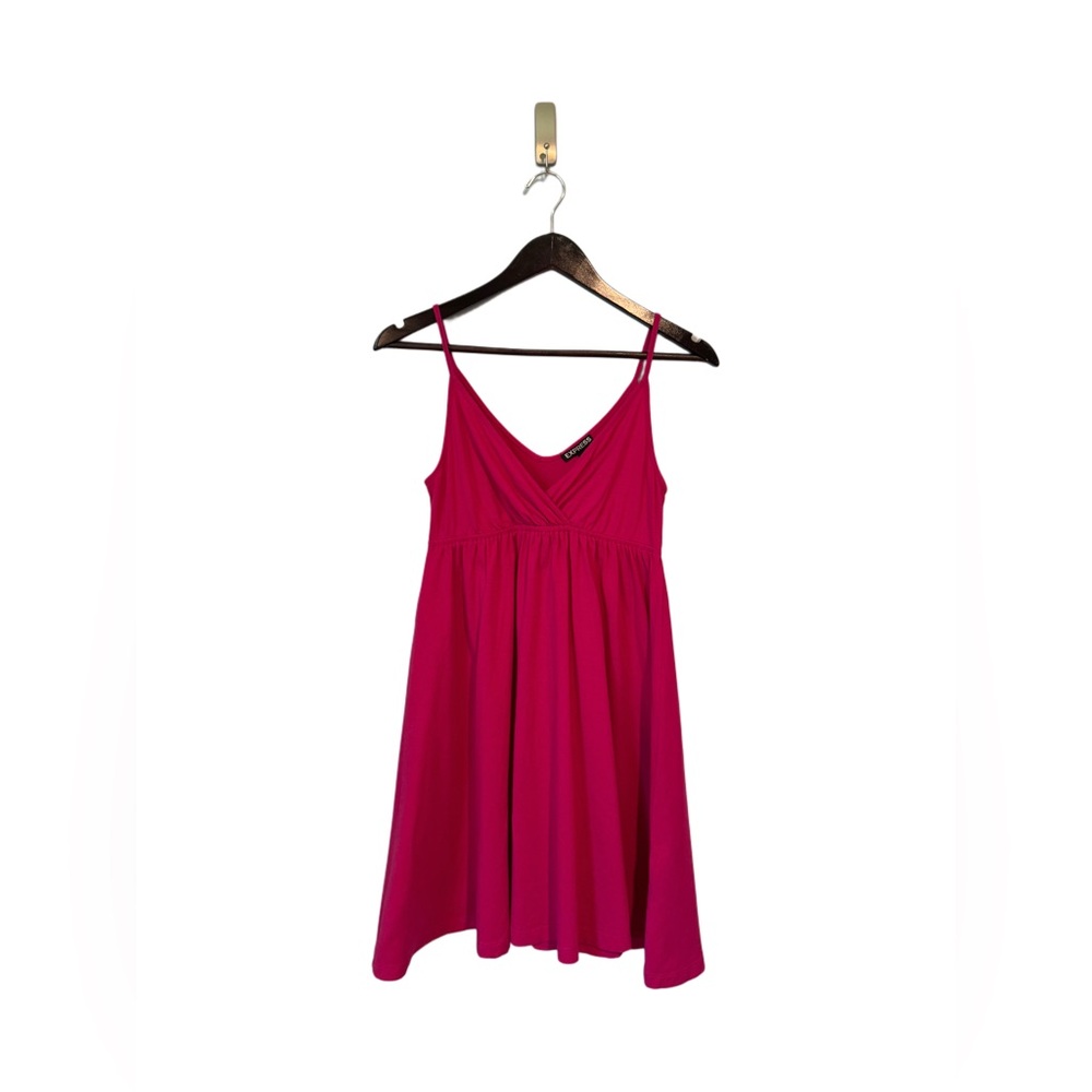 Express Hot Pink Babydoll Dress